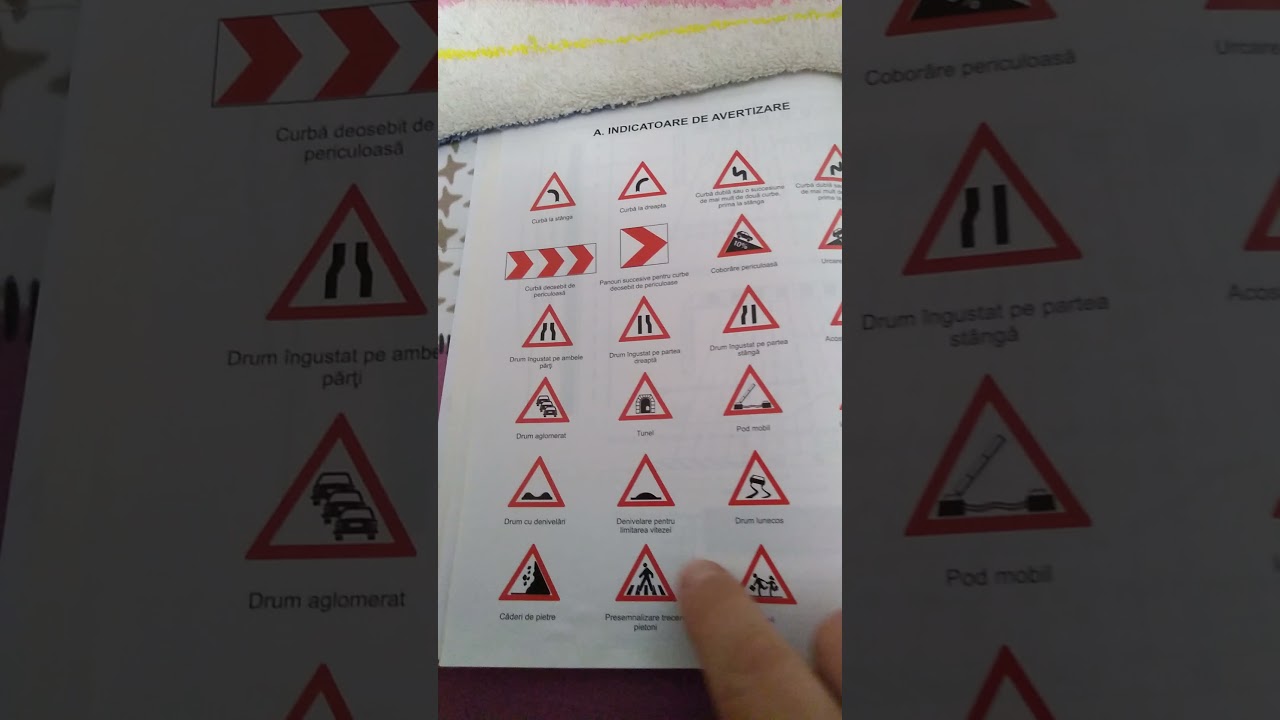 Indicatoare de avertizare rutiere...