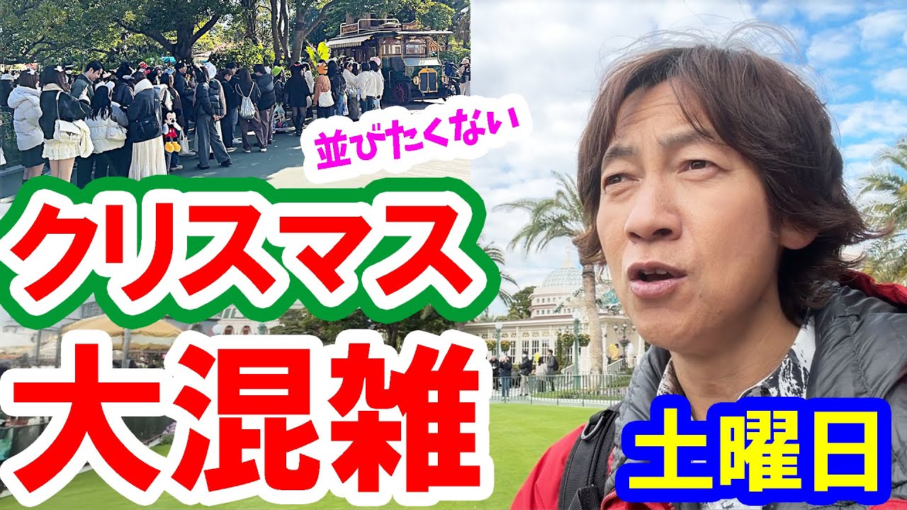 混雑レポ／ちょ、クリスマスの土曜ってこんなに混んでたっけ？（2025-11-29 東京ディズニーランド）