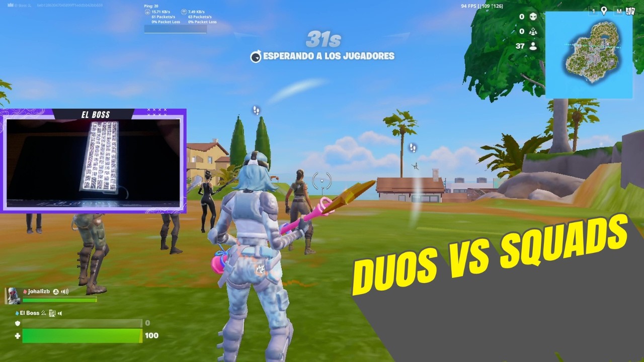 ESTA PARTIDA CASI LA GANÓ 😭 JUGANDO DUOS VS SQUADS🔥