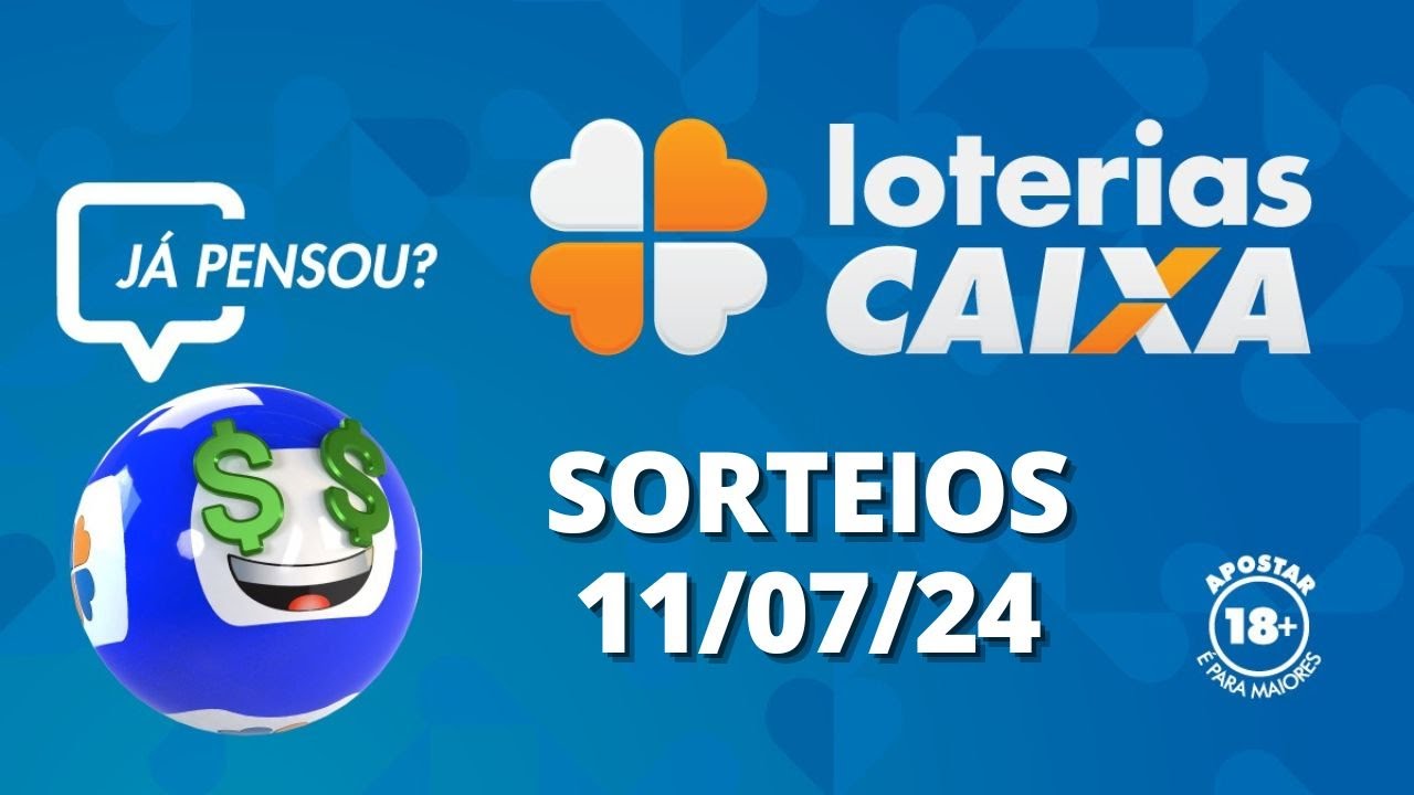 Loterias CAIXA: Quina, Lotofácil e mais 11/07/2024