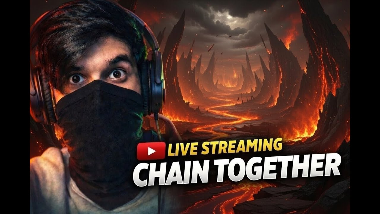 CHAIN TOGETHER Alone Challenge 😨 | First Time SOLO LIVE