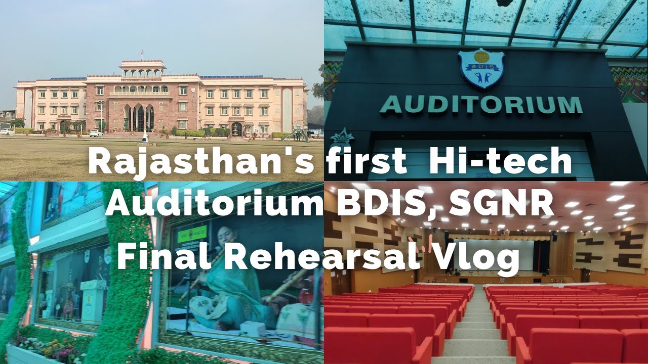 Rajasthan's First Hitech Auditorium | BDIS, SGNR | Blooming Dales International Shool Sriganganagar