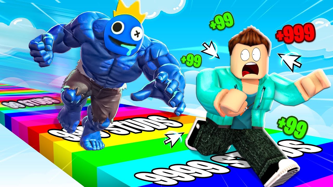 BECOMING THE FASTEST IN RAINBOW FRIENDS RACE CLICKER