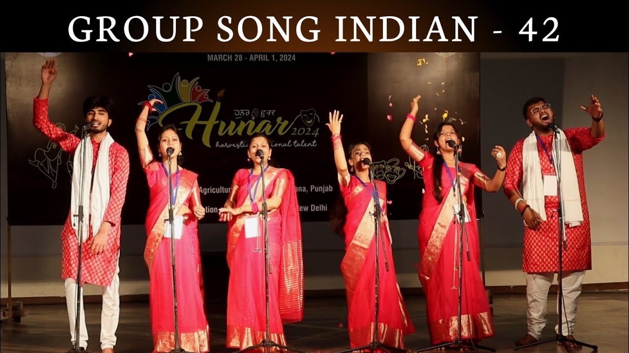 जागो देश के नौजवान Indian group song by AKS University students | National Youth Festival | Unifest