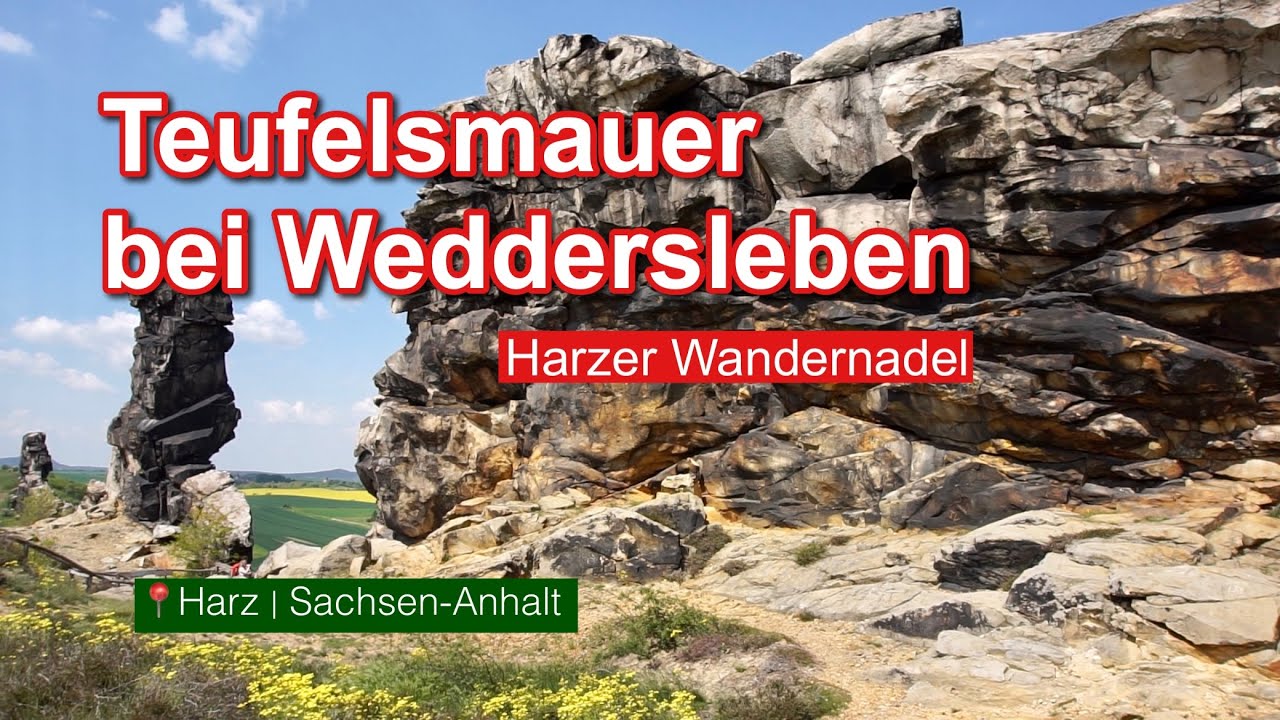 Teufelsmauer bei Weddersleben | Harzer Wandernadel