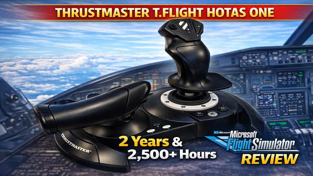 2500 часов в небе: обзор и тестирование THRUSTMASTER T.FLIGHT HOTAS ONE после двух лет полетов!