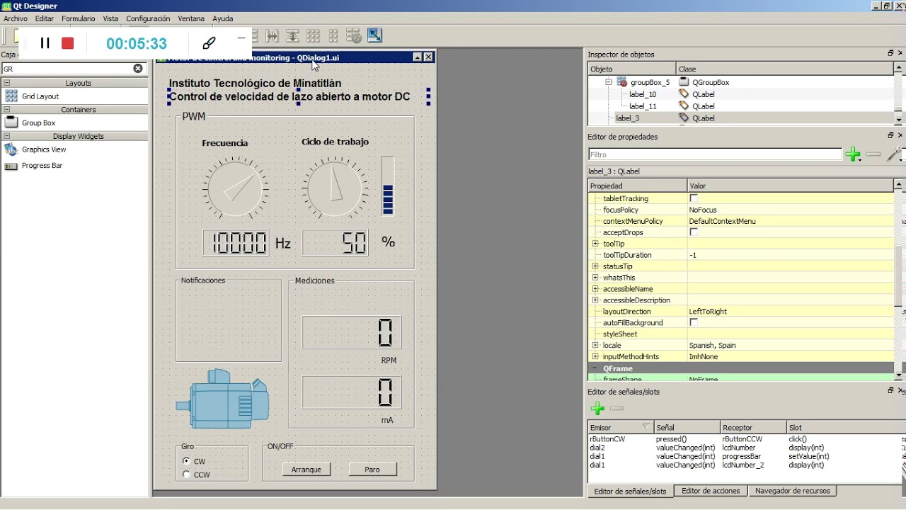 Dise&ntilde;o de GUI  Python - TecNM