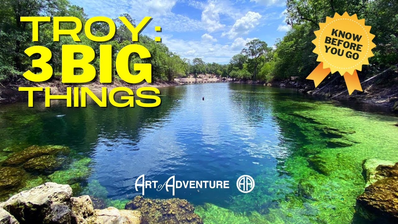 Troy Spring: Swim a Civil War Shipwreck in a Fla Spring!