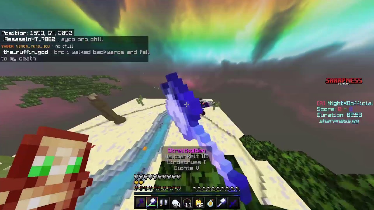 Minecraftlive  sharpness#sharpness #sharpnessminecraft #abozocken road to 180 #zocken #minecraftlive