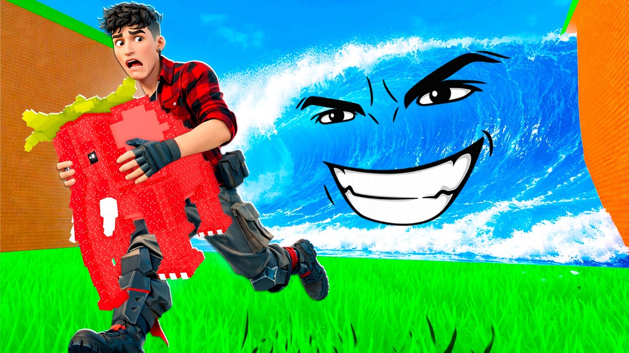 ПОБЕГ ОТ ЦУНАМИ ДЛЯ BRAINROTS в FORTNITE!