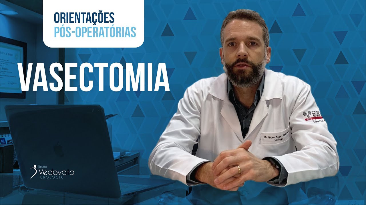 P&oacute;s-operat&oacute;rio de cirurgia de Vasectomia