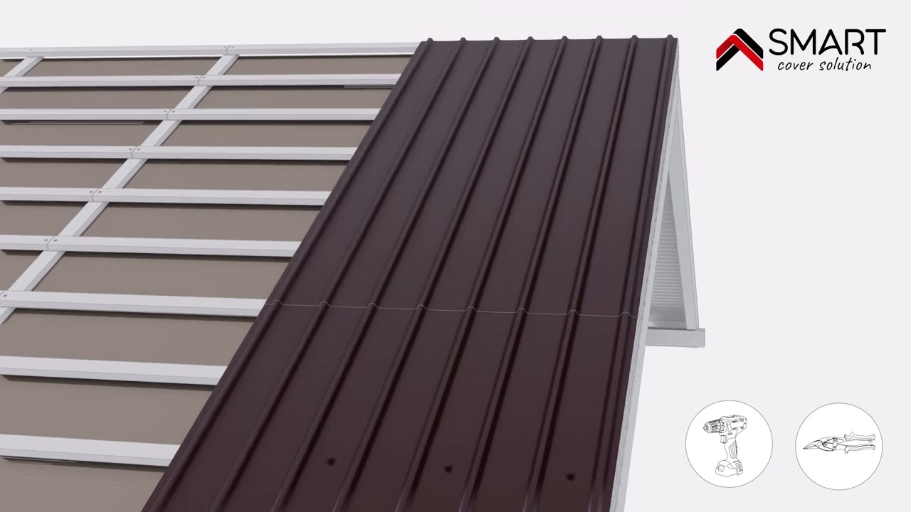 Installation de nos tôles de couverture SMART – Etape par Etape – Tuto fabricant