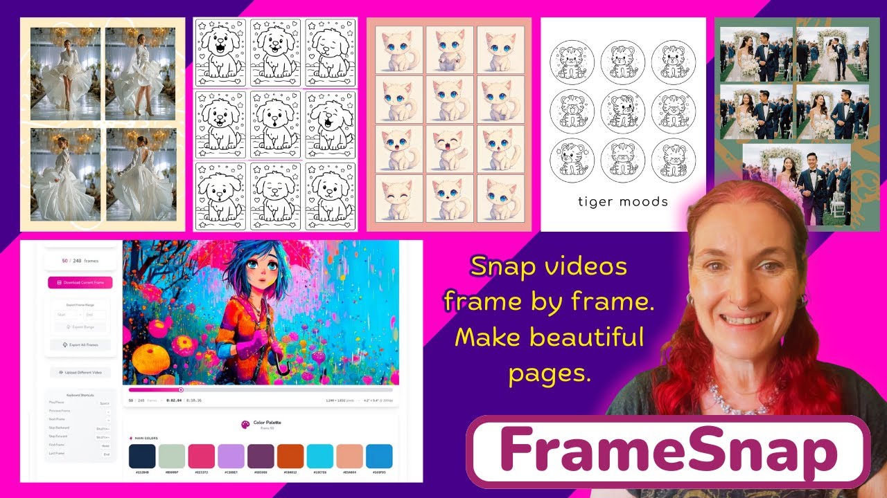 Announcing! Tangent FrameSnap - Easy Video Capture  KDP Coloring Books, storybooks, Midjourney AI