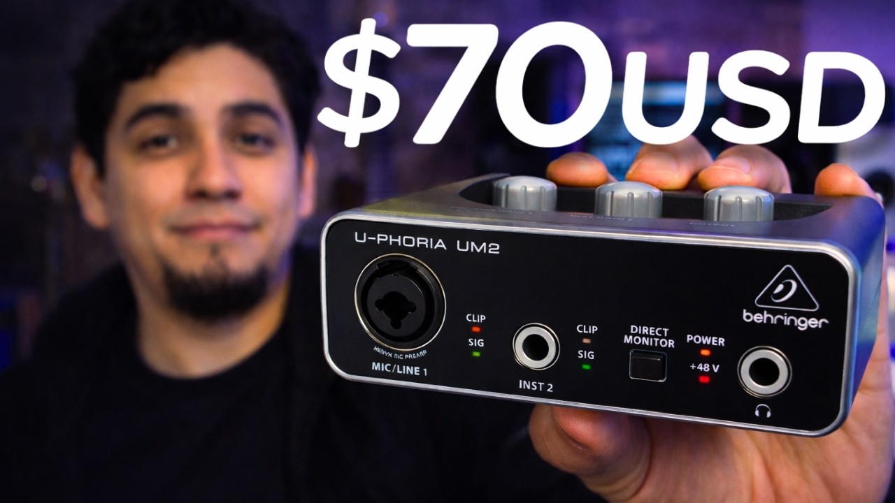 La MEJOR interfaz de audio ECONOMICA para empezar / BEHRINGER U-PHORIA UM2 Review