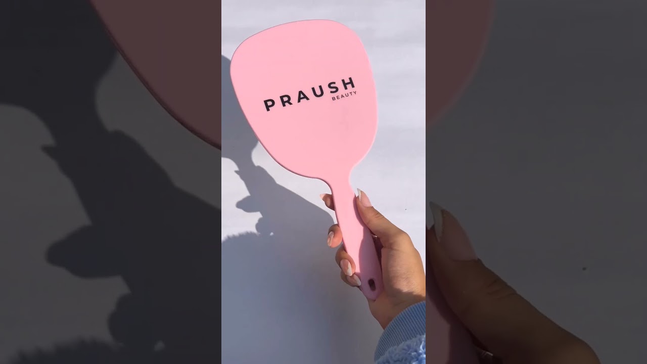 Cute & Practical hand mirror by #praushbeauty is a must buy! ✨ #makeup #makeupideas #mirror #blush