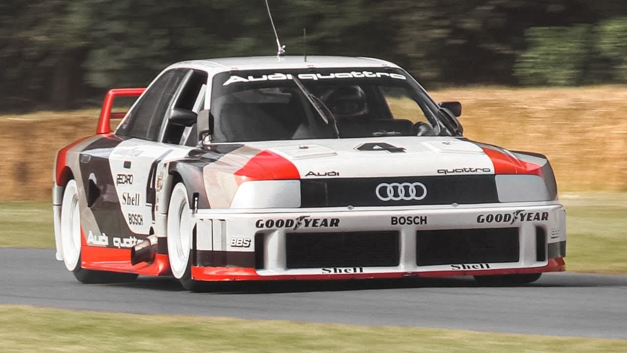 Audi 90 Quattro IMSA GTO: Lovely Turbo Chirping, Accelerations & 5-Cylinder Sound