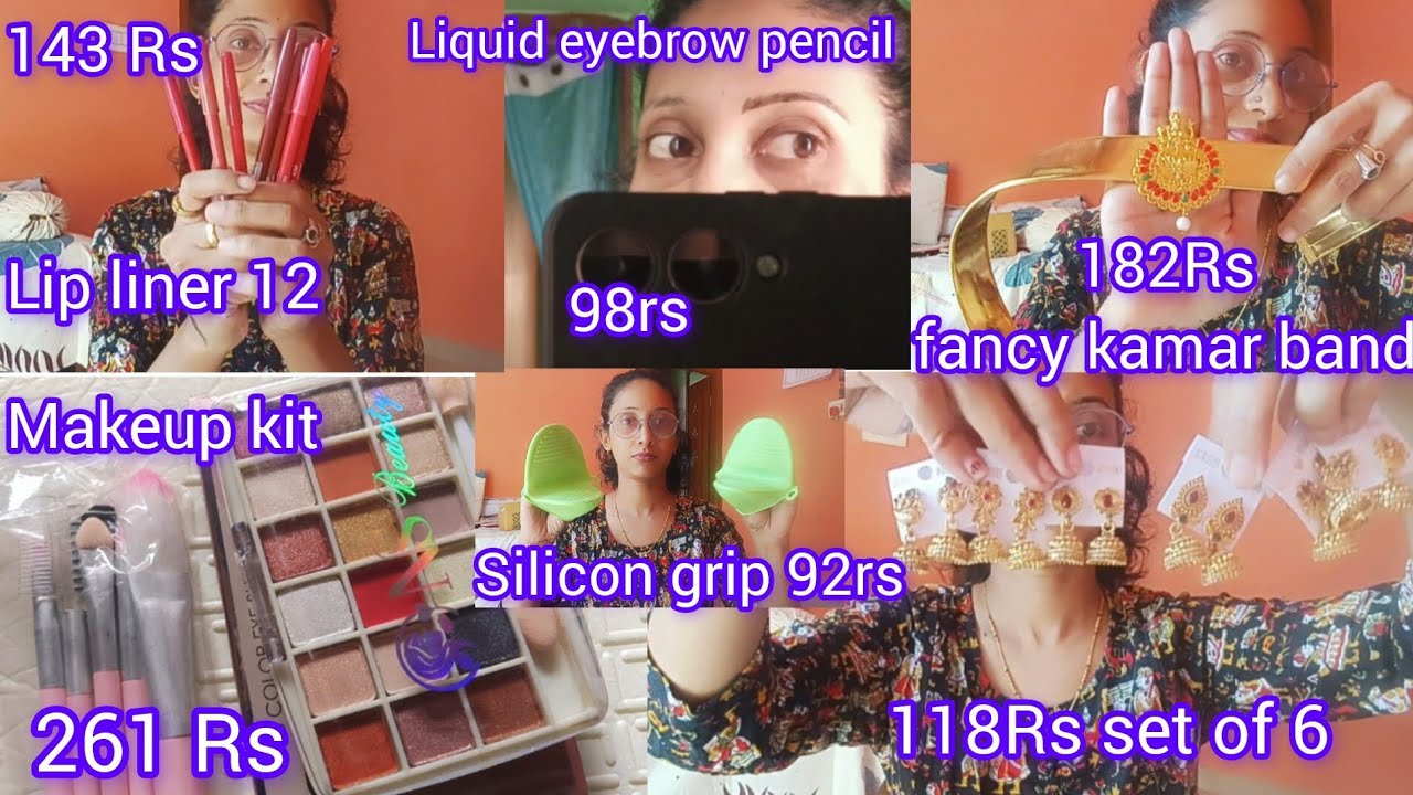 200rsಗೆ ಸಿಗುವ best product|Under 200rs best and usefull product from meesho|meesho makeup kit review