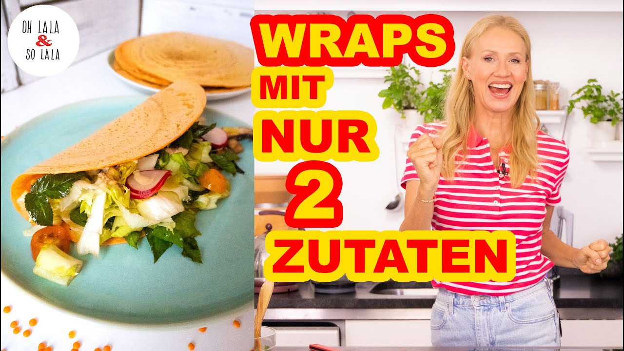 Die besten WRAP`s ⭐️ diese 2 Zutaten hast du immer im Haus schnell gemacht 😃Protein & Ballaststoffe