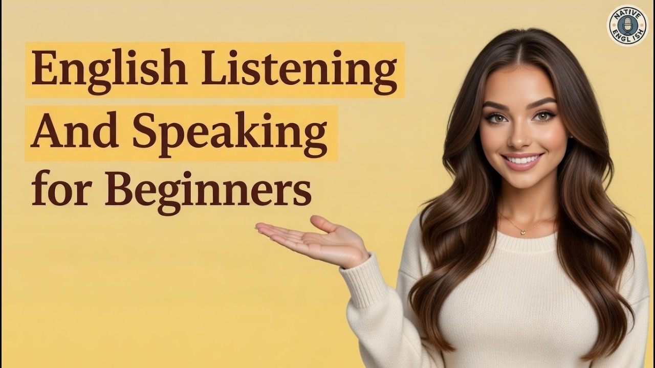 English Listening and Speaking for Beginners: Step-by-Step Fluency