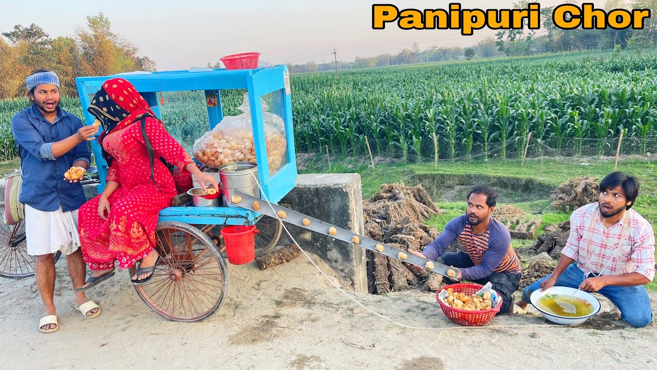 Pani Puri Chor Amazing Funny Comedy Video || By Bindas Fun Nonstop