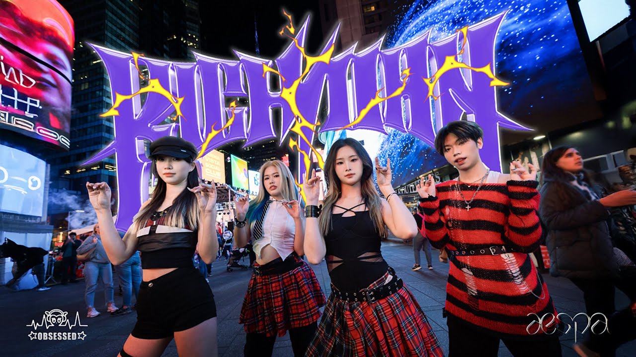 [KPOP IN PUBLIC TIMES SQUARE | ONE TAKE] aespa (에스파) - ‘Rich Man’ | OBSESSED DANCE CREW]