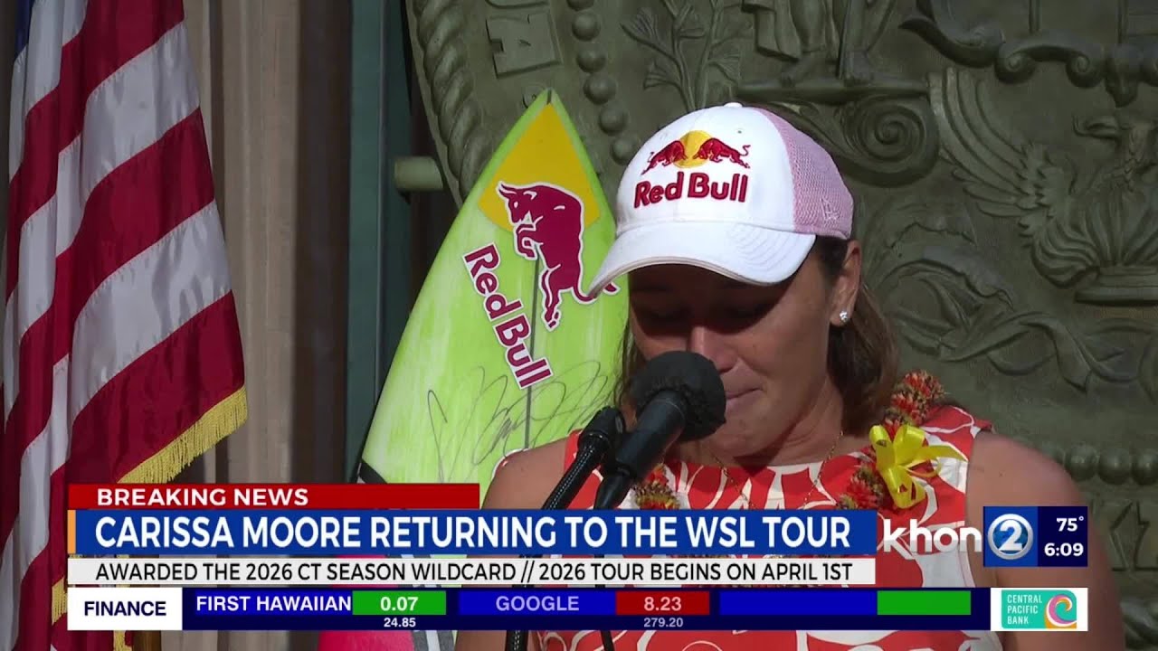 Carissa Moore returns to WSL championship tour in 2026