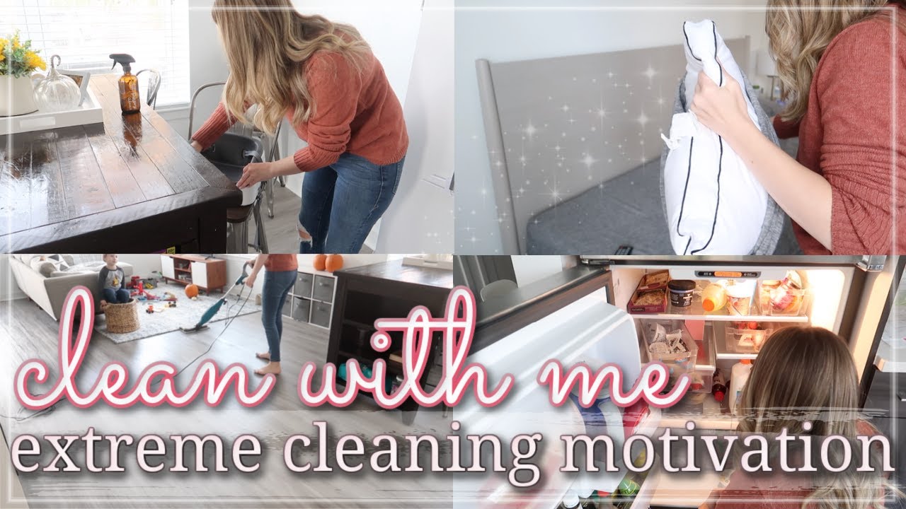 ALL DAY EXTREME CLEAN DECLUTTER & ORGANIZE WITH ME 2020 / WHOLE HOUSE CLEANING MOTIVATION