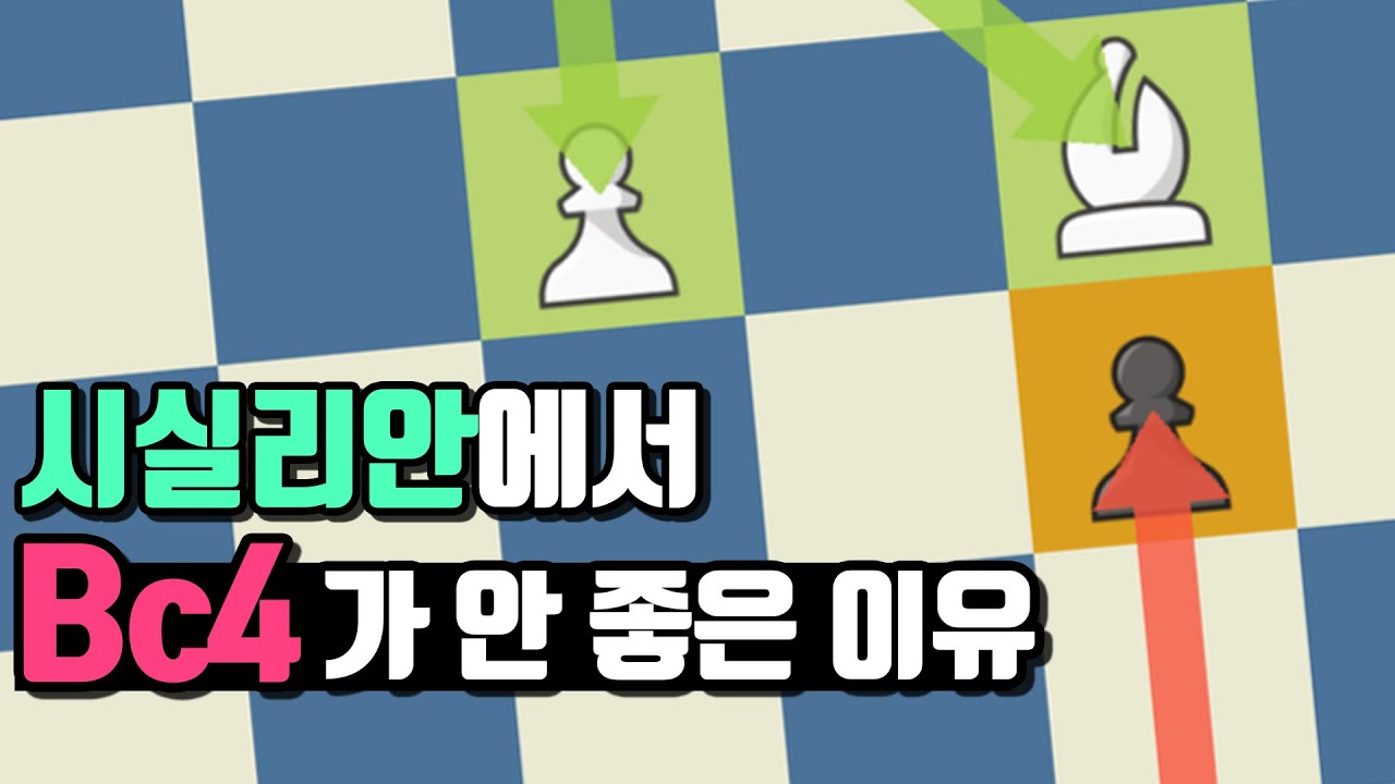 시실리안 디펜스에서 이탈리안게임(Bc4)이 안 좋은 이유