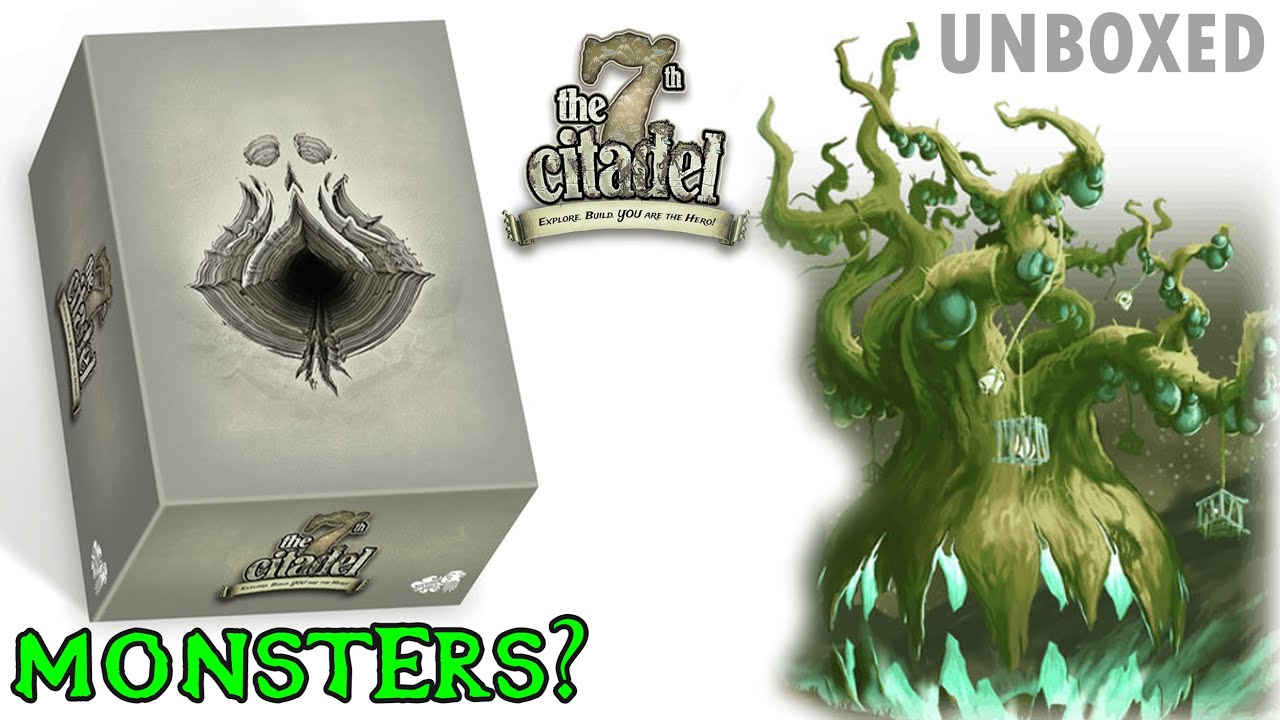 Everything MONSTER in The 7th Citadel - Board Game Unboxing