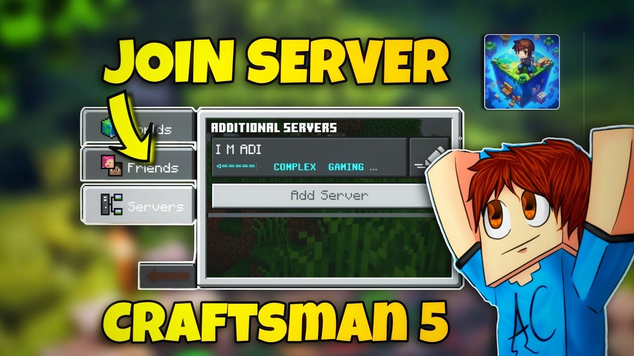 How To Join Craftsman 5 Server 🔥 @Imadioffical