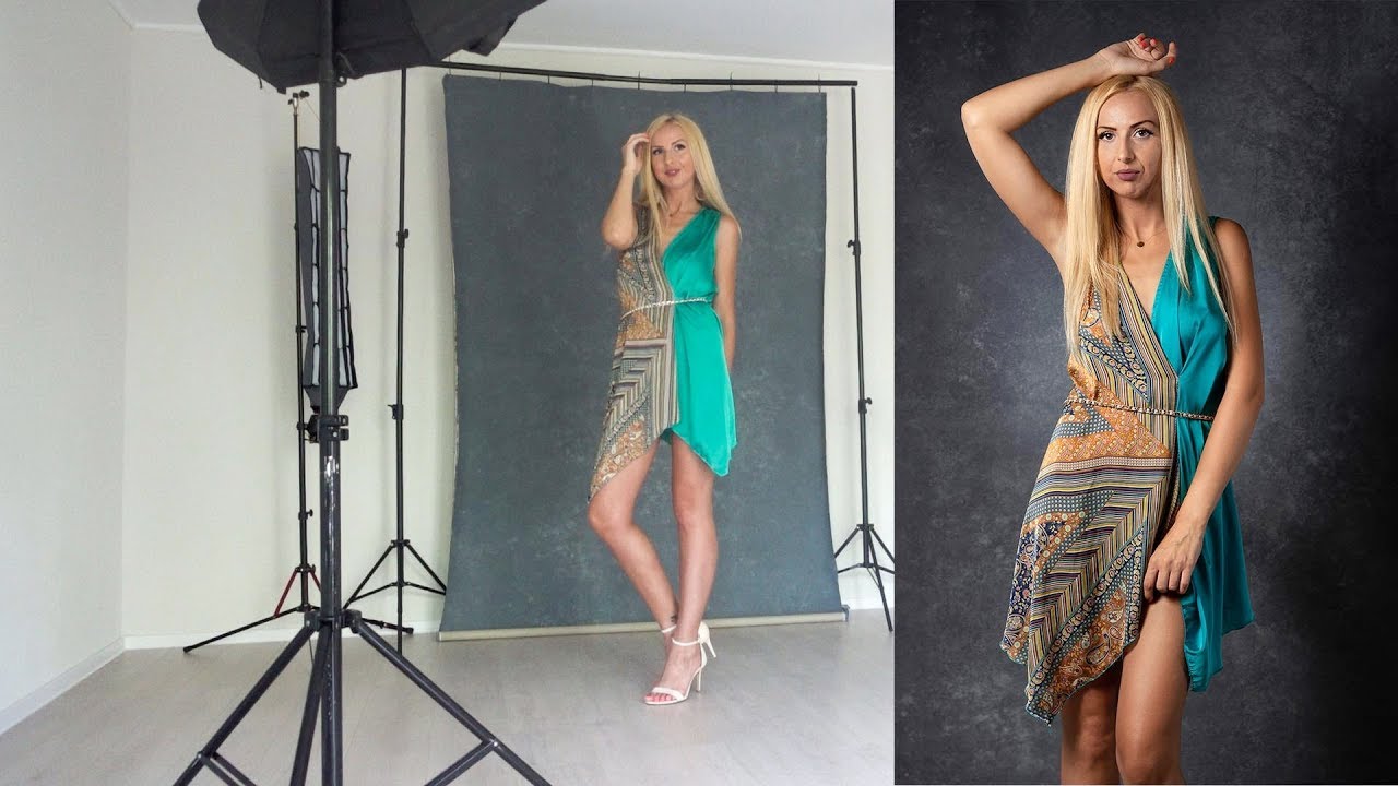 Home Studio   simply setup  with  Backdrops canvas Unique hand painted