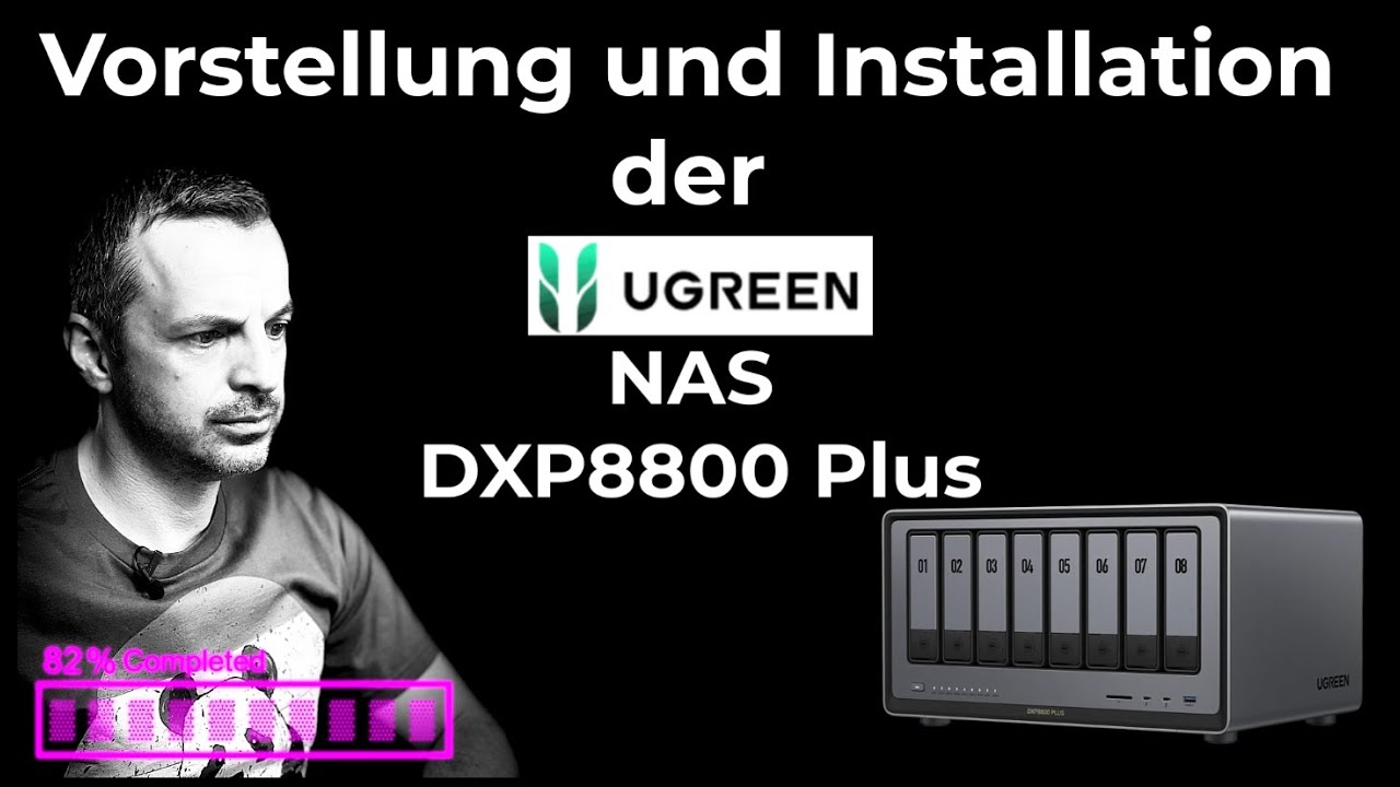 NAS für Einsteiger & Profis: UGREEN NAS DXP8800 Plus ausgepackt & eingerichtet! ✅📦