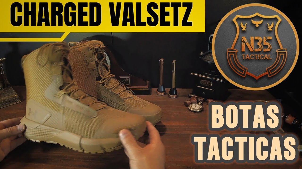 N35 TACTICAL Tiene lo Mejor en Botas T&aacute;cticas TOP Under Armour CHARGED VALSETZ (Unboxing y Review)