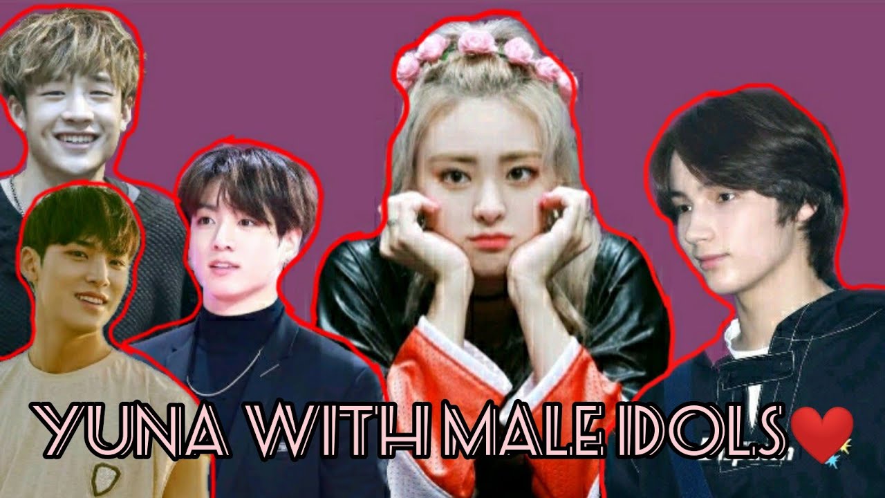 ITZY YUNA WITH MALE IDOLS [re-upload]