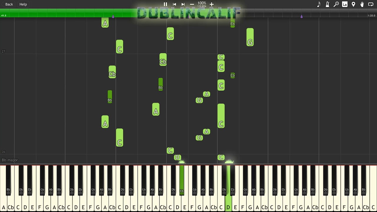 Sonic the Hedgehog 2 - Hill Top Zone Theme Piano Tutorial Synthesia