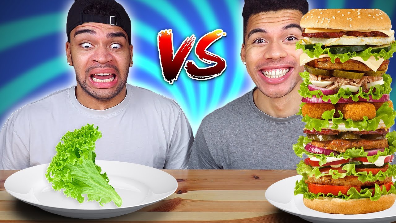 GESUNDES VS UNGESUNDES ESSEN CHALLENGE