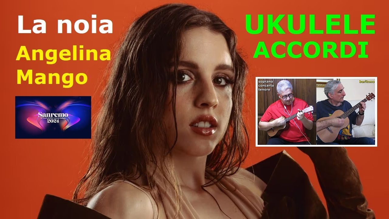 La noia (Angelina Mango) - UKULELE ACCORDI - Tutorial - Play Along