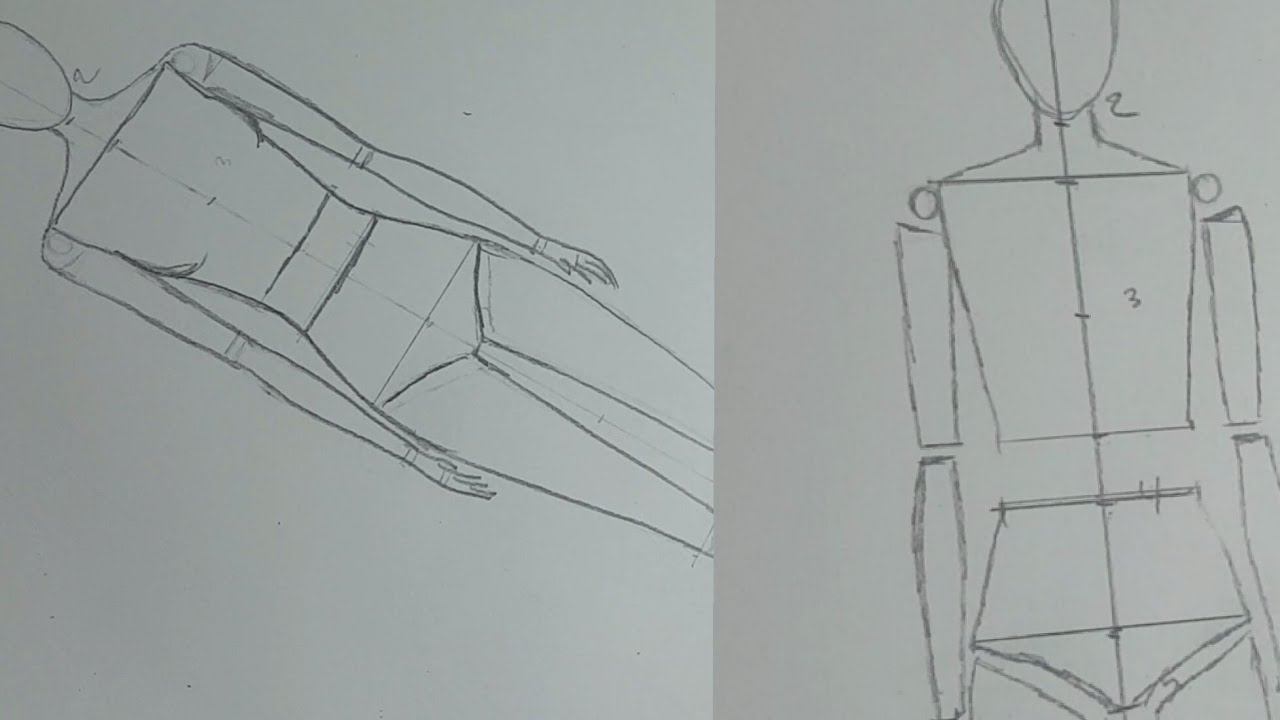 تعلم رسم مانيكان بطريقة سهلة ومختلفة للمبتدئين مع الشرح