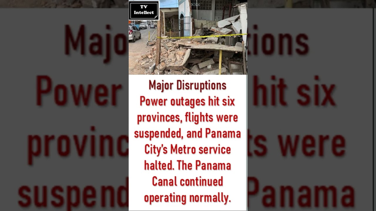 PANAMA ROCKED BY 7.7 EARTHQUAKE! Buildings Damaged, Flights Halted