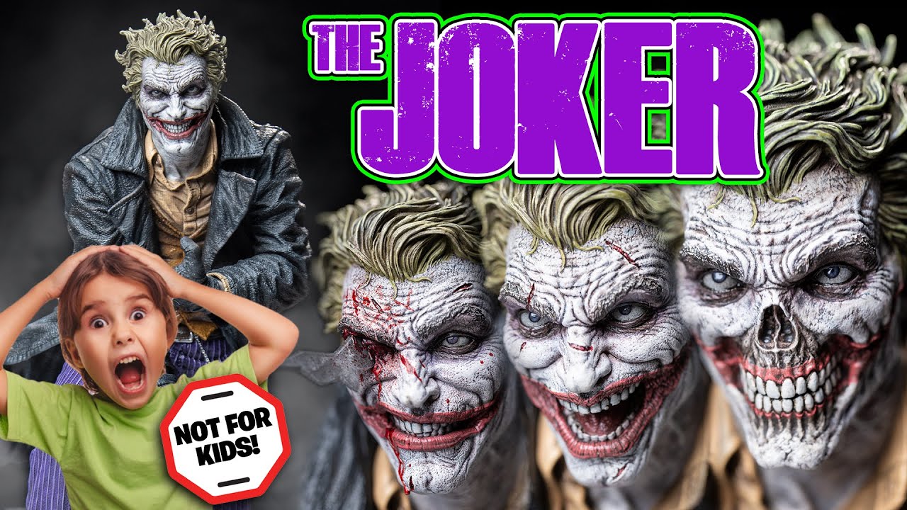 THE JOKER - Lee Bermejo 1/3 Scale - Prime 1 Studio Deluxe Joker/Batman Damned! BEST JOKER STATUE!