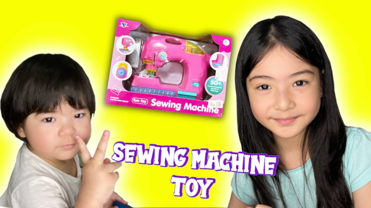 Awesome Sewing Machine for Kids | Krizea & Khalia Odejar