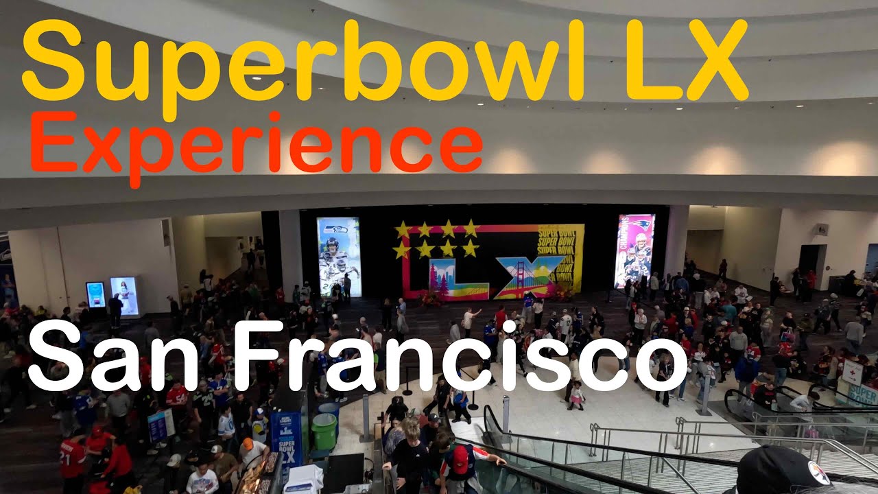 California Travel 🇺🇸 | San Francisco Travel | Superbowl 60 Experience at Moscone Center