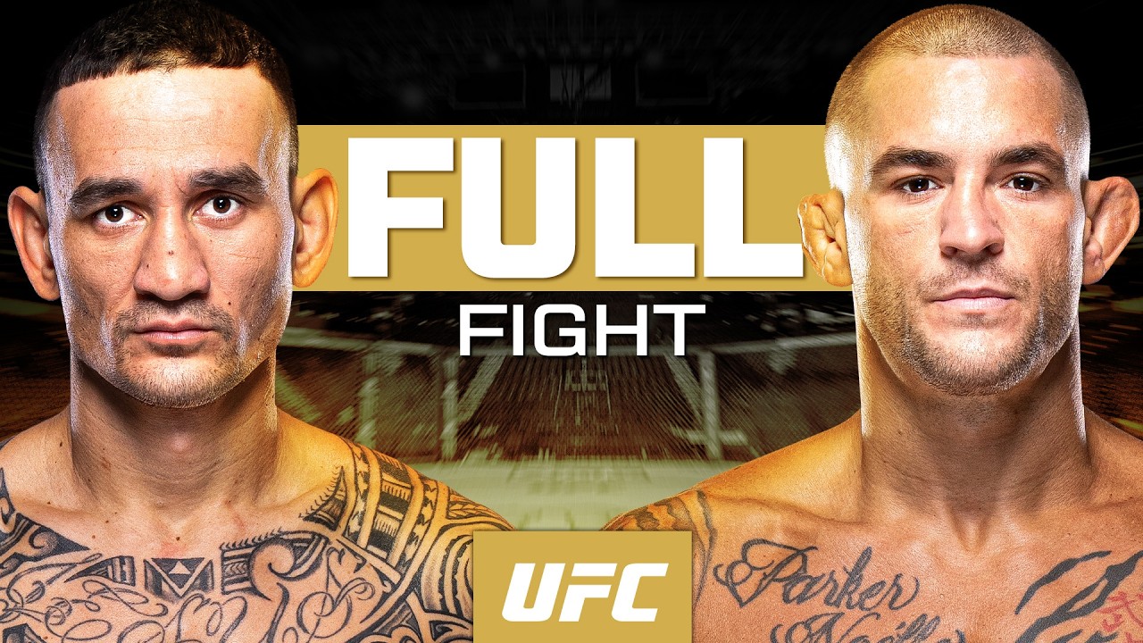 Макс Холлоуэй против Дастина Порье 3 | ПОЛНЫЙ БОЙ | UFC 329