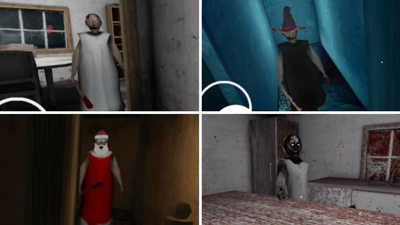 Granny in Classic, Halloween, Christmas and Nightmare mode