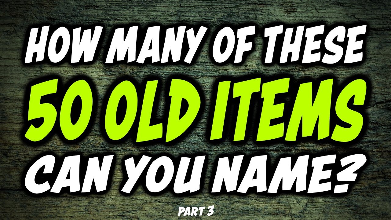 Old Objects Quiz: Can You Name All 50 Retro Items? (Part 3)