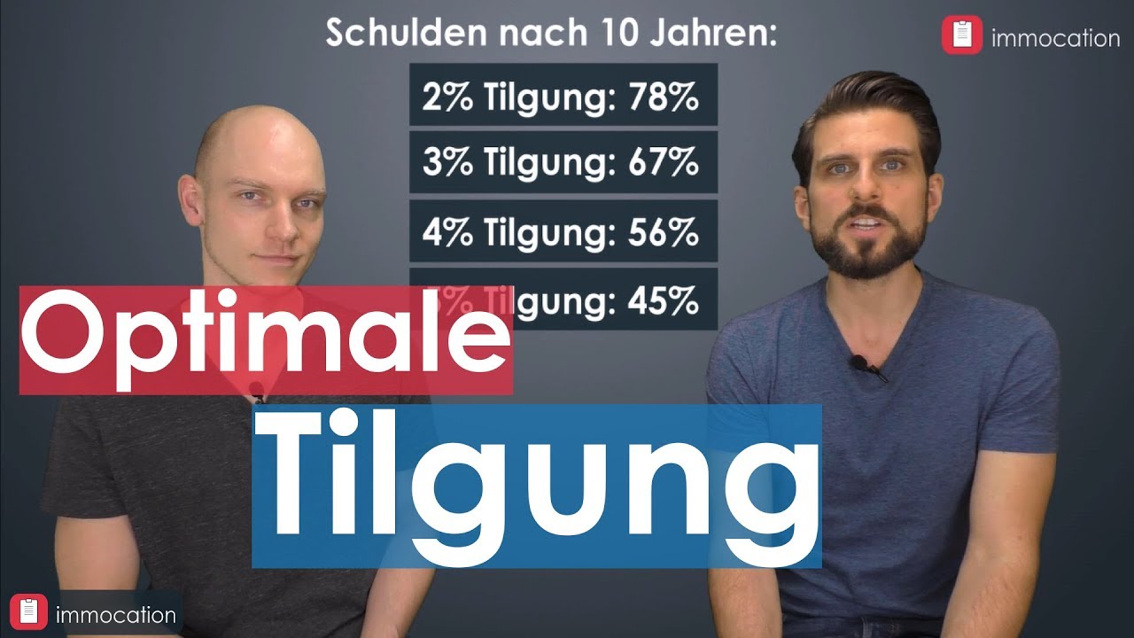 Immobilie finanzieren: Wie viel du tilgen solltest.