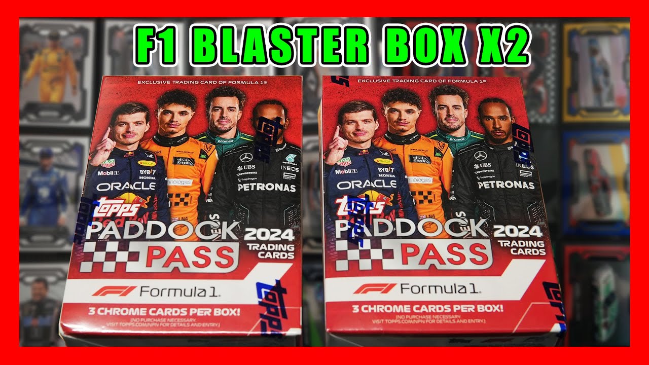 Opening TWO F1 Topps Paddock Pass Blaster Boxes | 6-1-2025TD