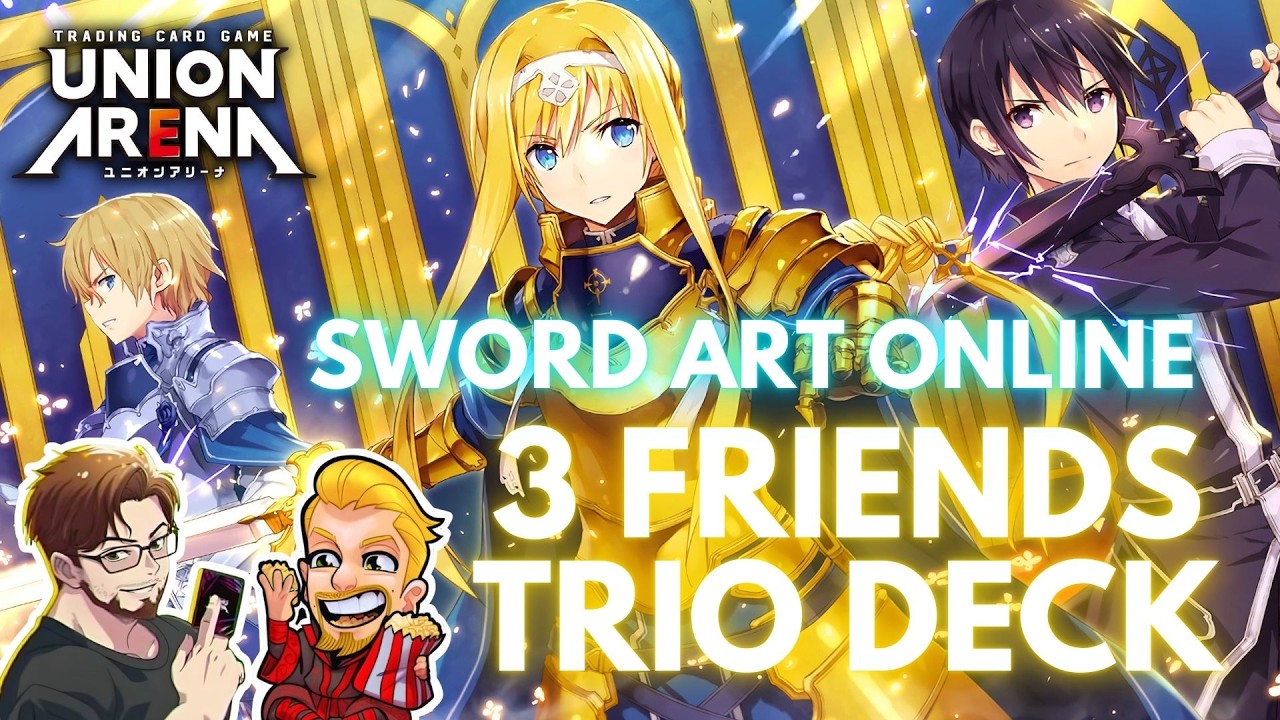 Колода «3 друга» из коллекционной карточной игры Sword Art Online Union Arena.