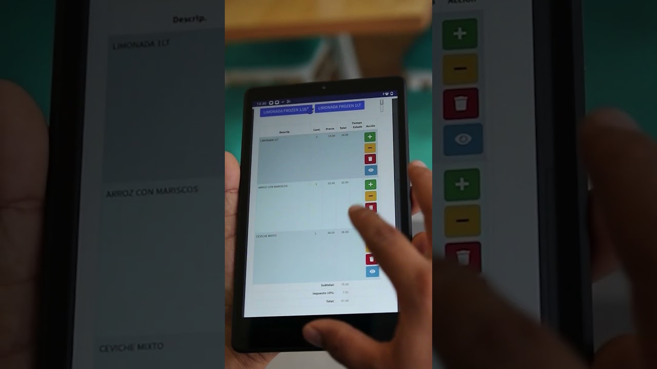 App de Comandas para Restaurantes | DIBAL #food #viral #sistemapararestaurante #seafood #ceviche