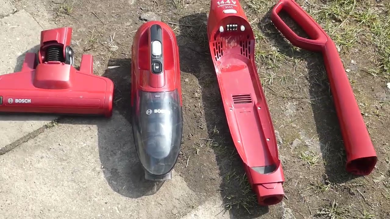 Montaż demontaż i opróżnianie odkurzacza pionowego Bosch Readyy'y Serie 2 BBHF214R